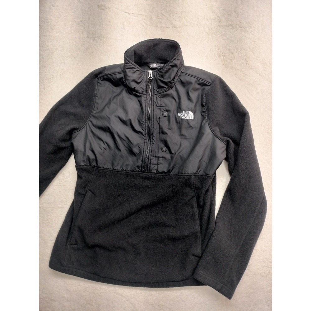 The North Face Women's M Black 1/4 Zip Fleece Pullover Large